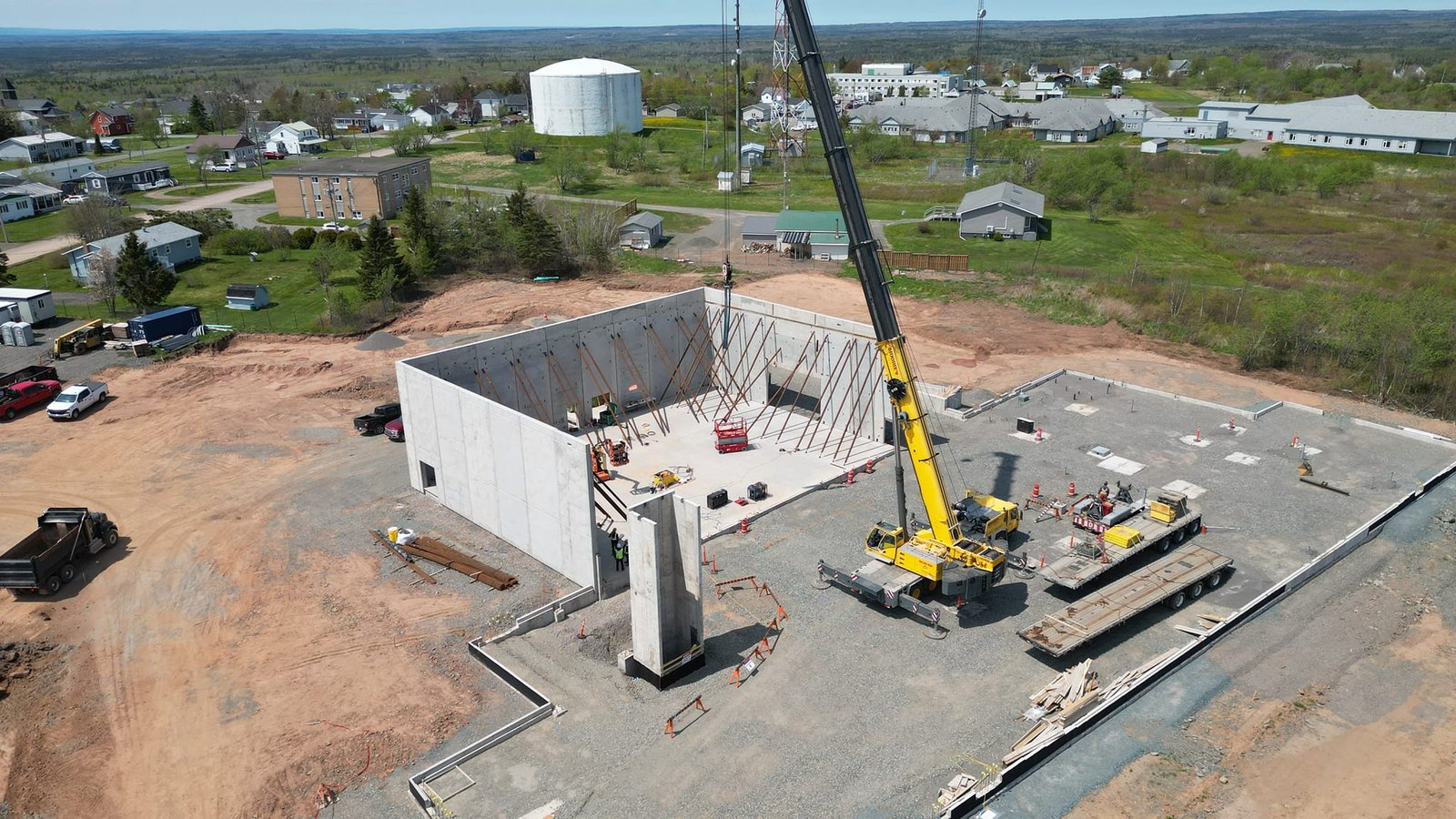 Casey Concrete engineered precast yard